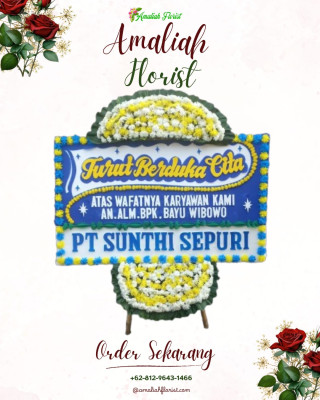 Papan Bunga Duka di Alam Jaya