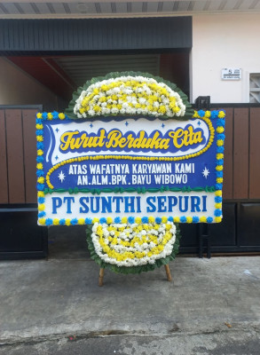 Papan Bunga Duka di Alam Jaya