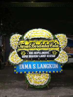 Papan Bunga Duka di Alam Jaya