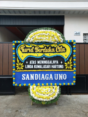 Papan Bunga Duka di Alam Jaya